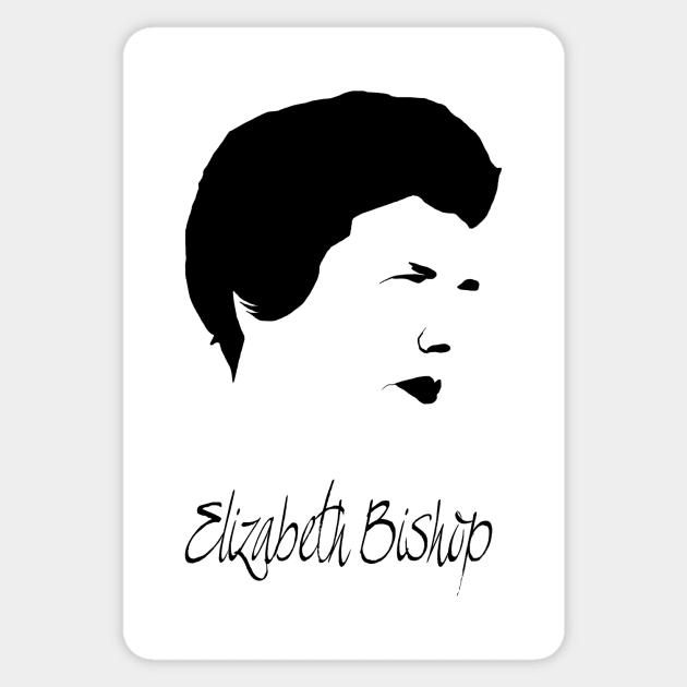 Elizabeth Bishop Sticker by PoetandChef